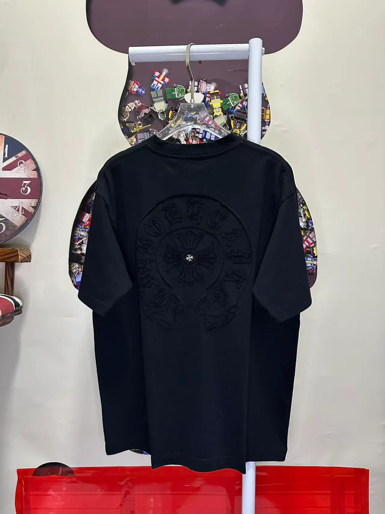L 26951# Come Hearts ( ） ： 🪡 + 🪡 ：Black White SIZE：S-XXL